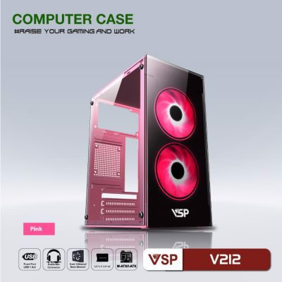 VỎ CASE VSP V212 PINK NEW ( CHƯA FAN )